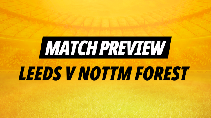 Betfair banner to promote Leeds v Nottingham Forest betting tips